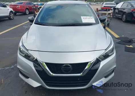 2021 Nissan Versa S Xtronic Cvt z USA, uszkodzony, nr VIN 3N1CN8DV8ML855527